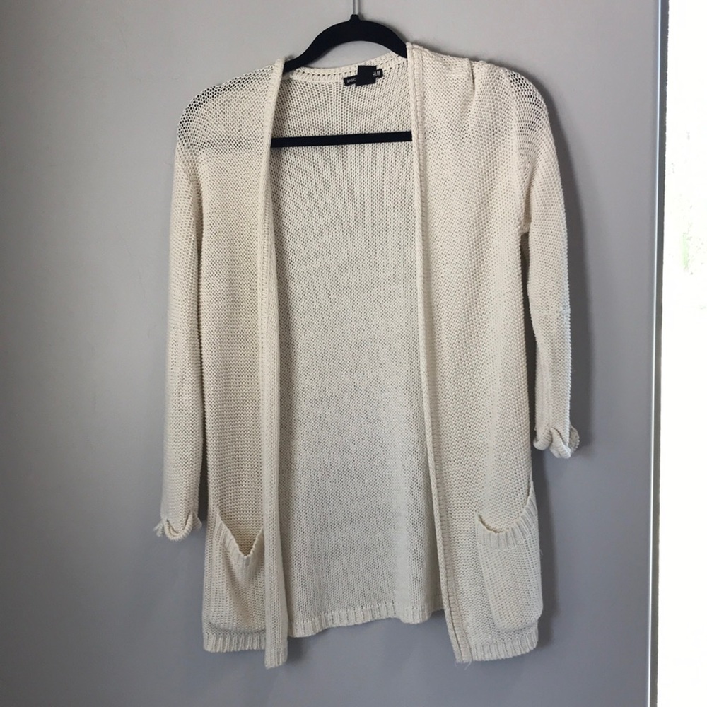 Cream white Cardigan